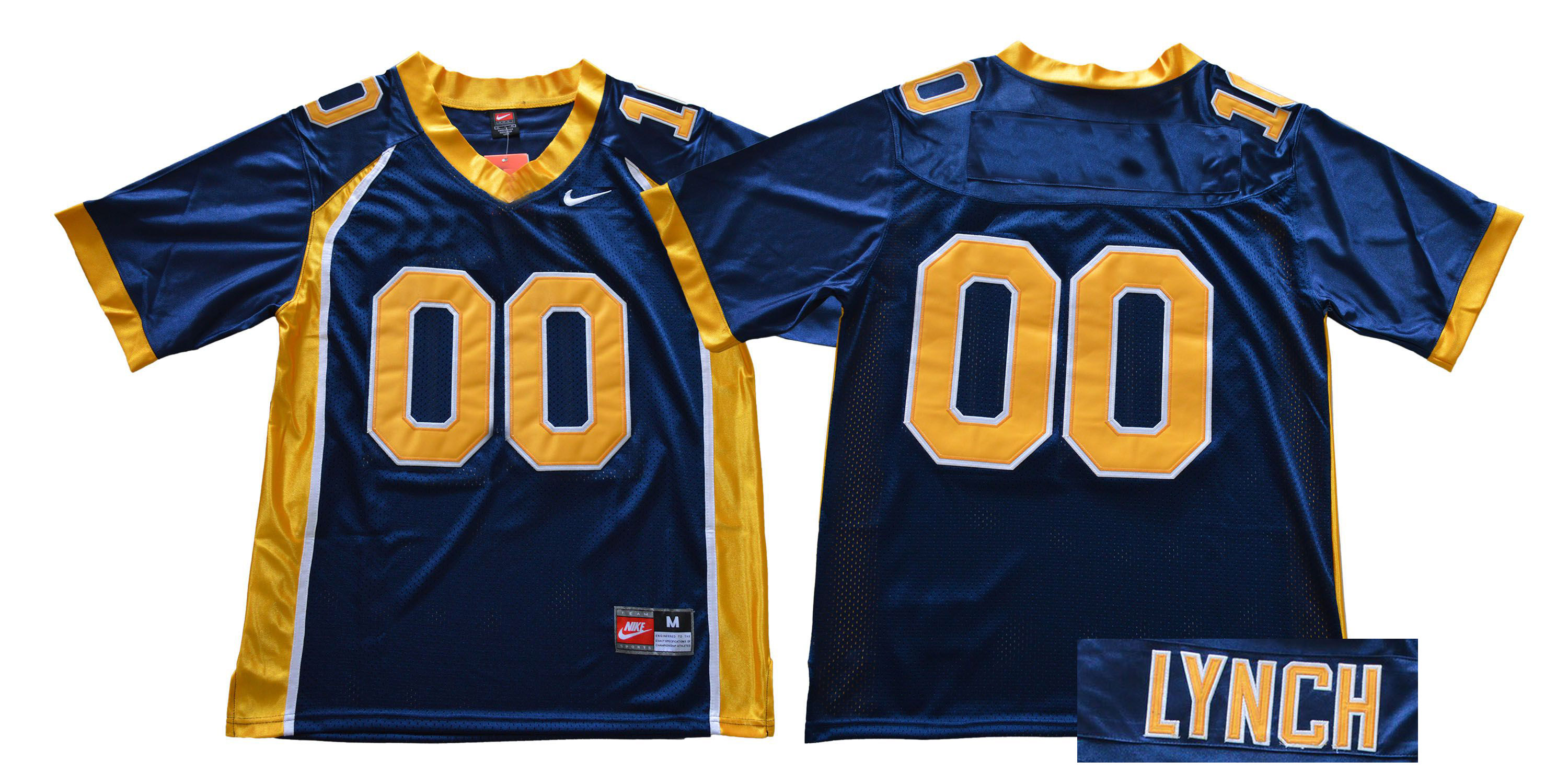 Custom Men California Golden Bears Blue Nike NCAA Jerseys->ncaa teams->NCAA Jersey